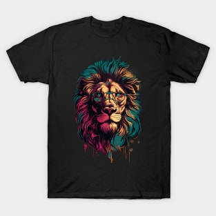 Lion wearing glasses T-Shirt